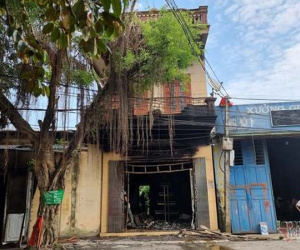 Hai vợ chồng tử vong bất thường trong căn nhà cháy