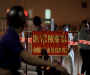 Hà Nội phong tỏa tạm thời trụ sở Công an phường Lê Đại Hành