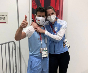 HLV cầu hôn kiếm thủ Argentina trên sóng truyền hình trực tiếp tại Olympic Tokyo