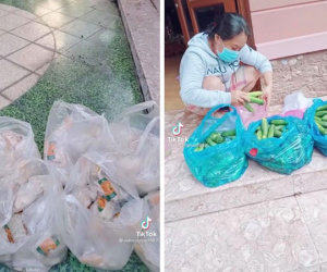 Giữa mùa dịch có một bà chủ 'chơi lớn' tặng gạo miễn phí, cứ 3 ngày lại đều đặn phát 1 con gà và rau xanh cho người thuê trọ