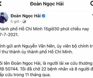 Sự thực vụ tử vong trên tài khoản Facebook ‘Đoàn Ngọc Hải’