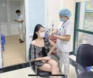 Hoa khôi khoe được tiêm vắc-xin Pfizer nhờ 'ông ngoại' bị phạt 12,5 triệu đồng