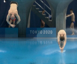 Xuất hiện pha nhảy cầu thảm họa nhất Olympic 2020: Tiếp nước bằng bụng, điểm số gửi về toàn con số 0