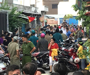 Chồng chém vợ tử vong rồi cầm dao tự sát, con gái vào can cũng bị thương