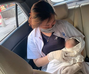 Cảm kích vì được cán bộ công an tại chốt kiểm dịch giúp đỡ, gia đình sản phụ đặt tên con là 'Công An'