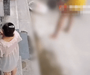 Khoảnh khắc kinh hoàng người phụ nữ nhảy khỏi lầu 2 để thoát khỏi sự bạo hành điên cuồng của chồng, bản án cho kẻ ác độc gây căm phẫn