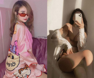 Loạt gái xinh ở nhà vẫn lên đồ 'cực gắt', có cô còn tranh thủ diện vội áo cắt xẻ táo bạo nhìn nóng cả con mắt!