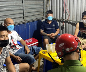 Tụ tập chơi cá chọi, 6 thanh niên bị phạt 6 triệu đồng
