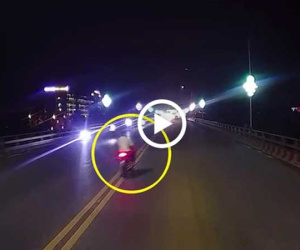 Video: Phóng như bay trên cầu, khoảnh khắc thanh niên nguy kịch sau đó khiến ai nấy ám ảnh
