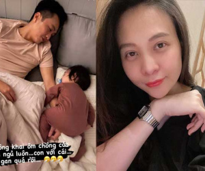 Nửa đêm Đàm Thu Trang đăng đàn bày tỏ ghen ra mặt, tiết lộ một nhân vật dám ôm chồng mình ngủ ngon lành