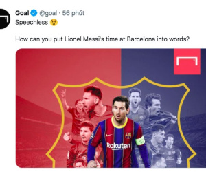 Dân mạng suy sụp, buồn đến mức không còn muốn xem bóng đá khi Messi rời Barcelona