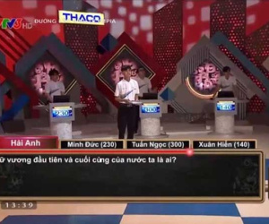 Câu hỏi Olympia 'gài' thí sinh mất trắng điểm: Nữ vương đầu tiên và cuối cùng của nước ta là ai?