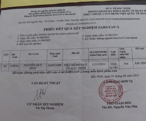 Cận cảnh công nghệ làm giả phiếu xét nghiệm SARS-CoV-2 của thanh niên Bắc Ninh