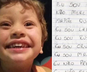 Bé trai bị mẹ xích trói trong tủ quần áo, hành hạ đến chết để lại cuốn sổ với những dòng chữ cuối đời gây xót xa