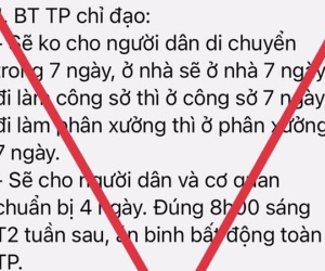 Hà Nội bác thông tin 'không cho người dân di chuyển trong 7 ngày'
