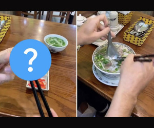 Thực hiện một hành động vô duyên khi đi ăn phở, anh Tây bị dân mạng ném đá kịch liệt: 'Người Việt Nam chúng tôi không ai làm vậy!'