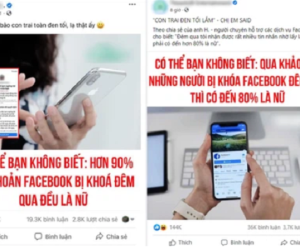Xôn xao thông tin có đến 90% tài khoản Facebook bị khóa là của phụ nữ, thực hư thế nào?