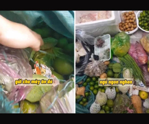 Mẹ gửi 'chút' thực phẩm tiếp tế lên Sài Gòn cho con trai, nhìn thùng đồ mà anh chàng thảng thốt