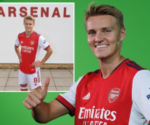 Odegaard chính thức gia nhập Arsenal, nhận số áo đặc biệt