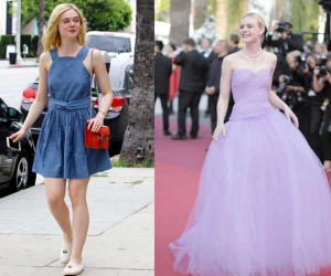 Khác với vẻ lộng lẫy trên thảm đỏ, 'nàng tiên Cannes' Elle Fanning ngoài đời diện đồ đơn giản mà siêu xinh