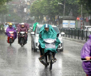 Bắc Bộ cuối tuần mưa dông diện rộng, Trung Bộ kết thúc đợt nắng nóng