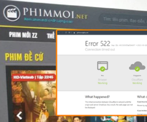 Vừa hồi sinh nửa ngày, 'vua lì đòn' Phimmoi.net tiếp tục bị 'bay màu'