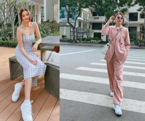 Kiểu giày U40 Thanh Hằng không thể sống thiếu, chẳng trách mặc gì cũng sành điệu và trẻ trung hơn tuổi