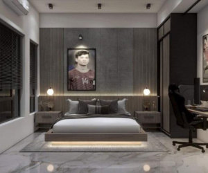 Hé lộ phòng ngủ sang xịn của cầu thủ Hoàng Đức