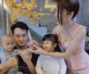 Diệp Lâm Anh đăng ảnh gia đình hạnh phúc, trực tiếp phủ nhận tin đồn ly hôn ông xã đại gia