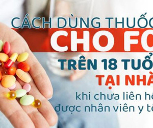 Dùng thuốc đúng cách cho F0 tại nhà khi chưa gọi được cấp cứu