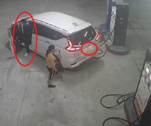 Hà Nội: Tài xế bịt biển số ô tô, vào đổ xăng xong phóng xe đi thẳng, 'quên' luôn việc trả tiền