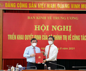 Ông Nguyễn Thành Phong chính thức làm Phó Ban Kinh tế Trung ương