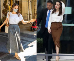 Street style của Angelina Jolie hóa ra đậm chất công sở, toàn những items tối giản nhưng đẳng cấp ngút ngàn