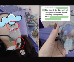Cô gái gây tranh cãi khi quay video ốm nặng, thở không ra hơi nhưng mũi lại nằm ngoài mặt nạ trợ thở đang không gắn dây