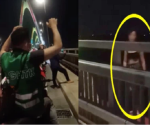 Video cô gái nhảy cầu Nhật Tân, nghi là tự tử, ám ảnh nhất là hành động tạo dáng chụp ảnh trước khi gieo mình