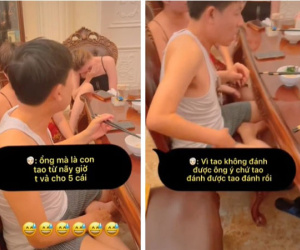 Vừa ăn cơm vừa đùa với các con, chồng liền bị vợ nạt một câu khiến cả gia đình đều vào lề, vào nếp, nhưng dân mạng bảo 'không phải ai cũng làm được'