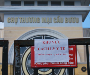 Hà Nội phong tỏa tạm thời chợ Cầu Bươu sau khi phát hiện F0 từng đến mua rau, thịt