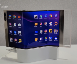 Xuất hiện nguyên mẫu điện thoại Samsung với màn hình gập hai lần
