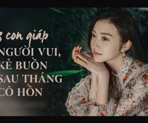 Bước qua tháng cô hồn có 1 con giáp hân hoan vui mừng, 2 con giáp phải bình tĩnh chờ thời cơ