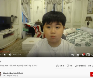 Quá trình làm Youtuber 'dễ hơn ăn kẹo' của tỷ phú nhỏ tuổi nhất Việt Nam, đăng video chỉ 18 giây cũng đạt hơn 30 nghìn lượt view