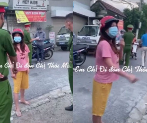 Ra đường 'đi đón chị gái' nhưng không có giấy tờ tùy thân, người phụ nữ cãi công an: 'Có mỗi cái việc thế thôi thì cần gì phải giấy?'