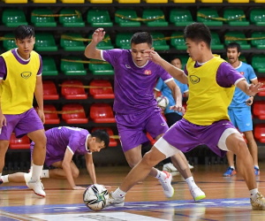 ĐT futsal Việt Nam tập buổi đầu tiên tại Lithuania, chuẩn bị đá giao hữu với nhà vô địch châu Phi