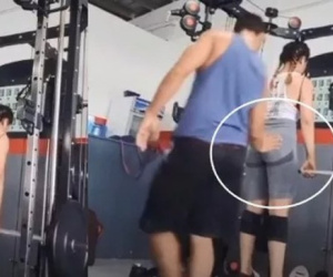Đang tập gym, cô gái bị nam thanh niên xông vào sàm sỡ, đòi cưỡng hiếp