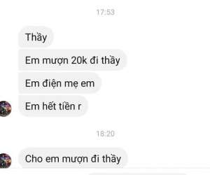 Phẫn nộ với nam sinh mượn tiền thầy không được đã lập tức trở mặt: Hai từ cuối khiến dân tình không thể tha thứ