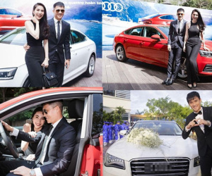 Ngắm bộ sưu tập xe Audi ấn tượng của Thủy Tiên – Công Vinh