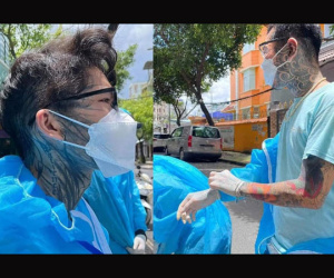 Nhóm thanh niên xăm trổ xin đi hỗ trợ chống dịch: 'Càng bị kỳ thị, càng phải sống tử tế'
