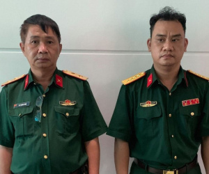 Người đàn ông giả mạo Trung tướng quân đội khi qua chốt vừa bị bắt là giám đốc công ty nào?
