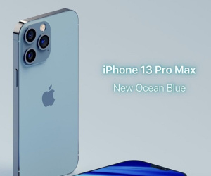 Trước ngày ra mắt, iPhone 13 lộ concept màu 'ocean blue' giống hệt hint trên thư mời?