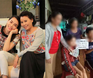 Sau Thủy Tiên lại đến mẹ Hồ Ngọc Hà bị nghi mang tiền chung từ thiện, chỉ ghi mỗi tên mình?