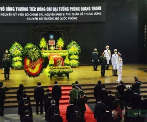 Tổ chức trọng thể Lễ tang Đại tướng Phùng Quang Thanh